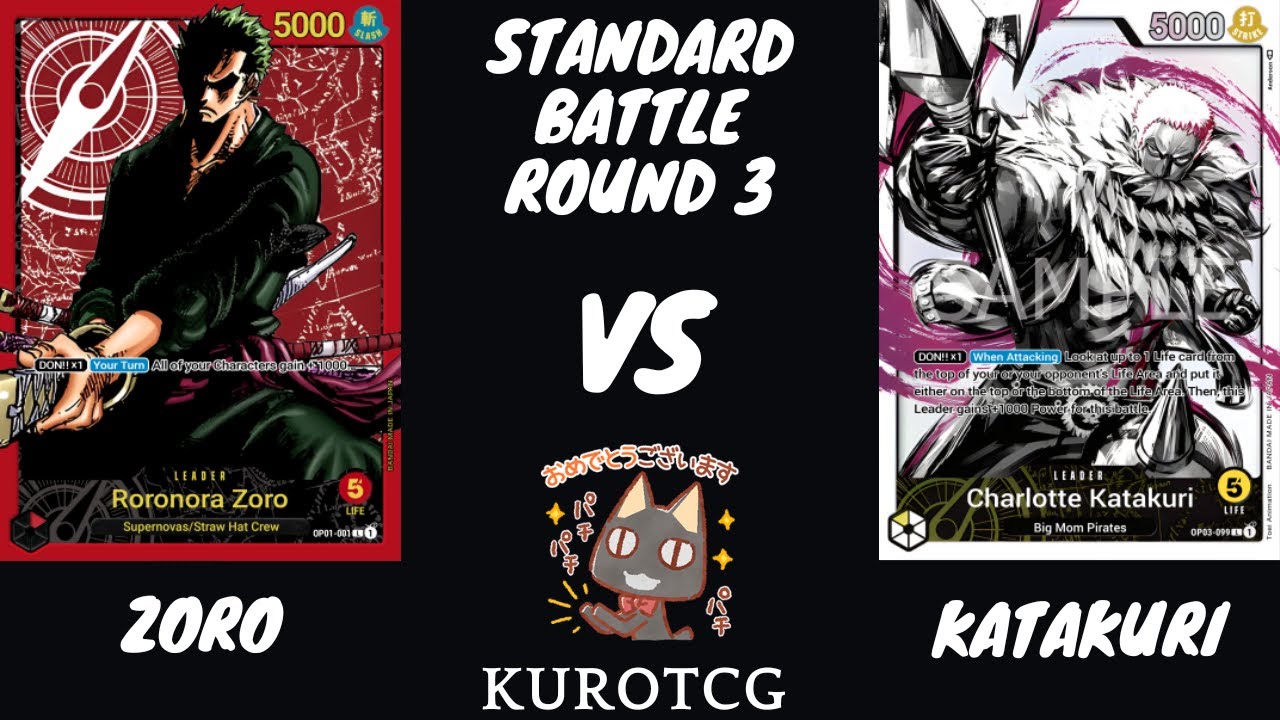 (OP08) Zoro vs Katakuri! Tabletop Tavern Locals Round 3! One Piece TCG POV