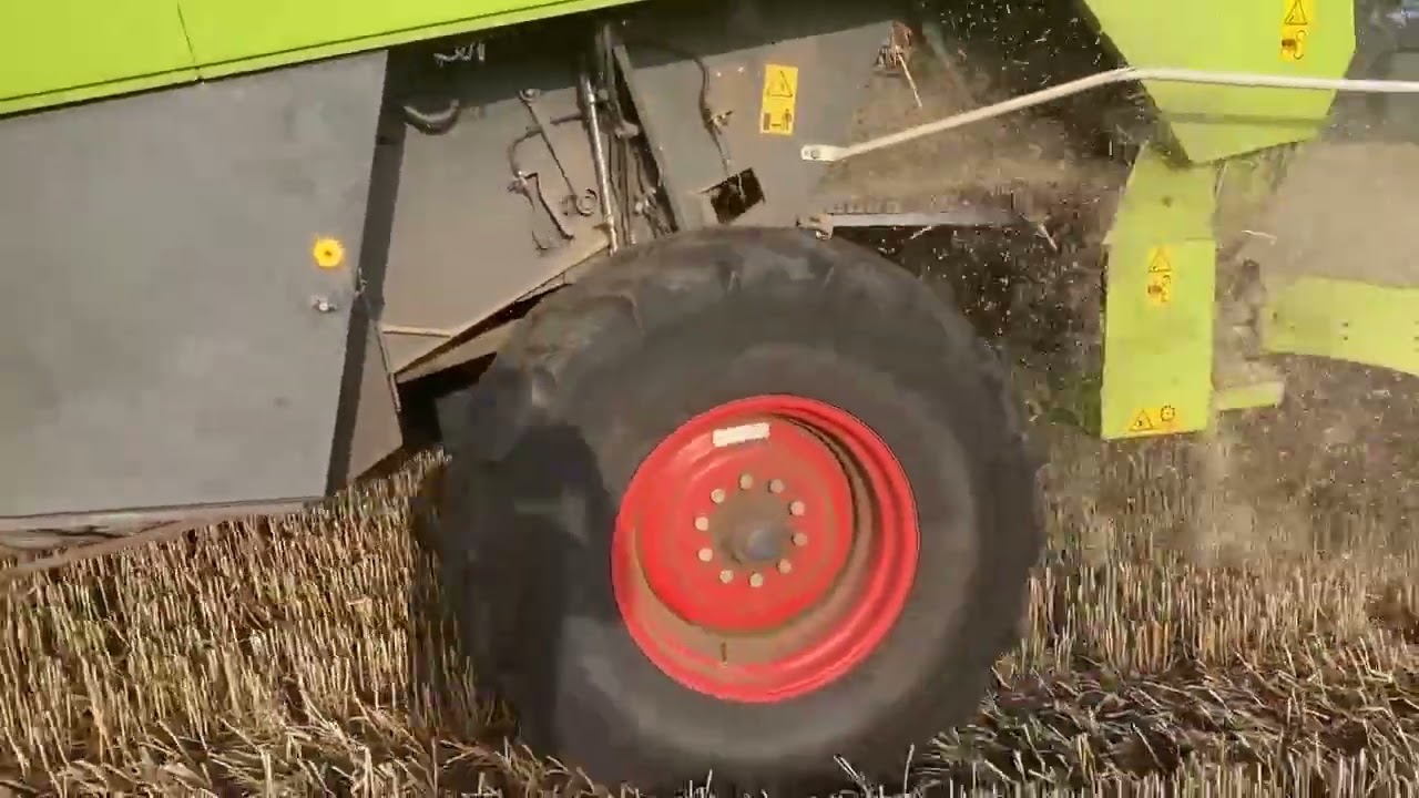Claas Lexion 480 Terra Trac bei der Weizenernte 2025. 