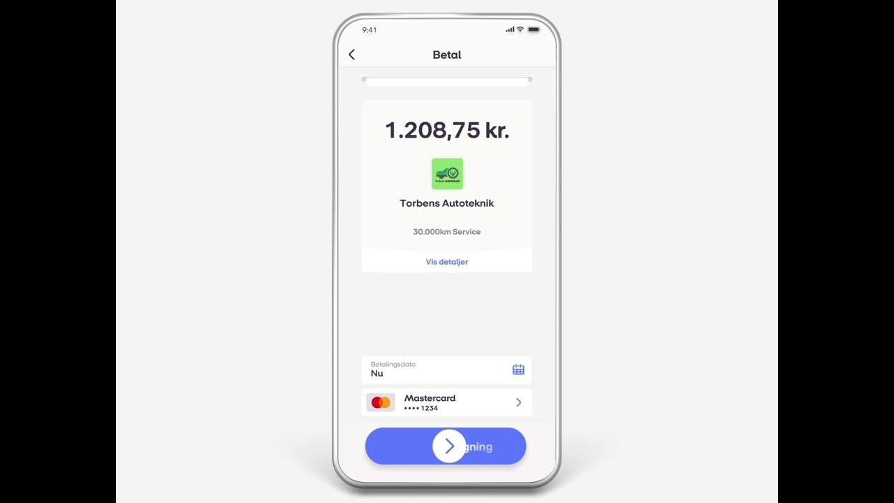 Betal din faktura med MobilePay