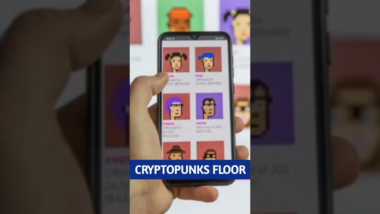 CryptoPunks Floor Price Tops $100K #nft #short #cryptopunks