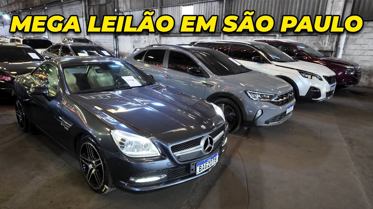 MEGA LEILÃO EM SÃO PAULO - MUITOS CARROS NOVOS E BARATOS!
