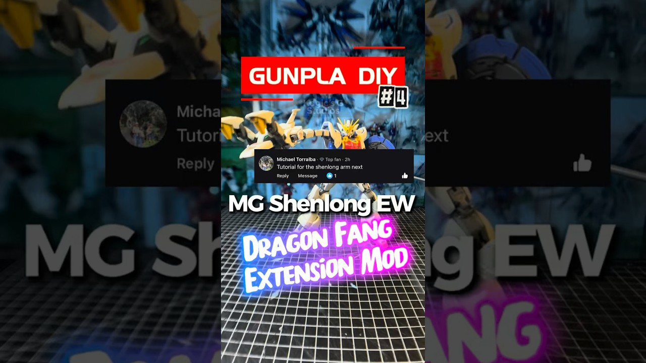 Extend the Dragon Fang! MG Shenlong Gundam DIY Mod Tutorial 🐉 #GunplaMod  #GunplaCustom