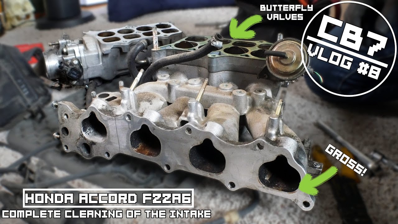 Intake Work with the Butterfly system // F22A6 [1990 Honda Accord]
