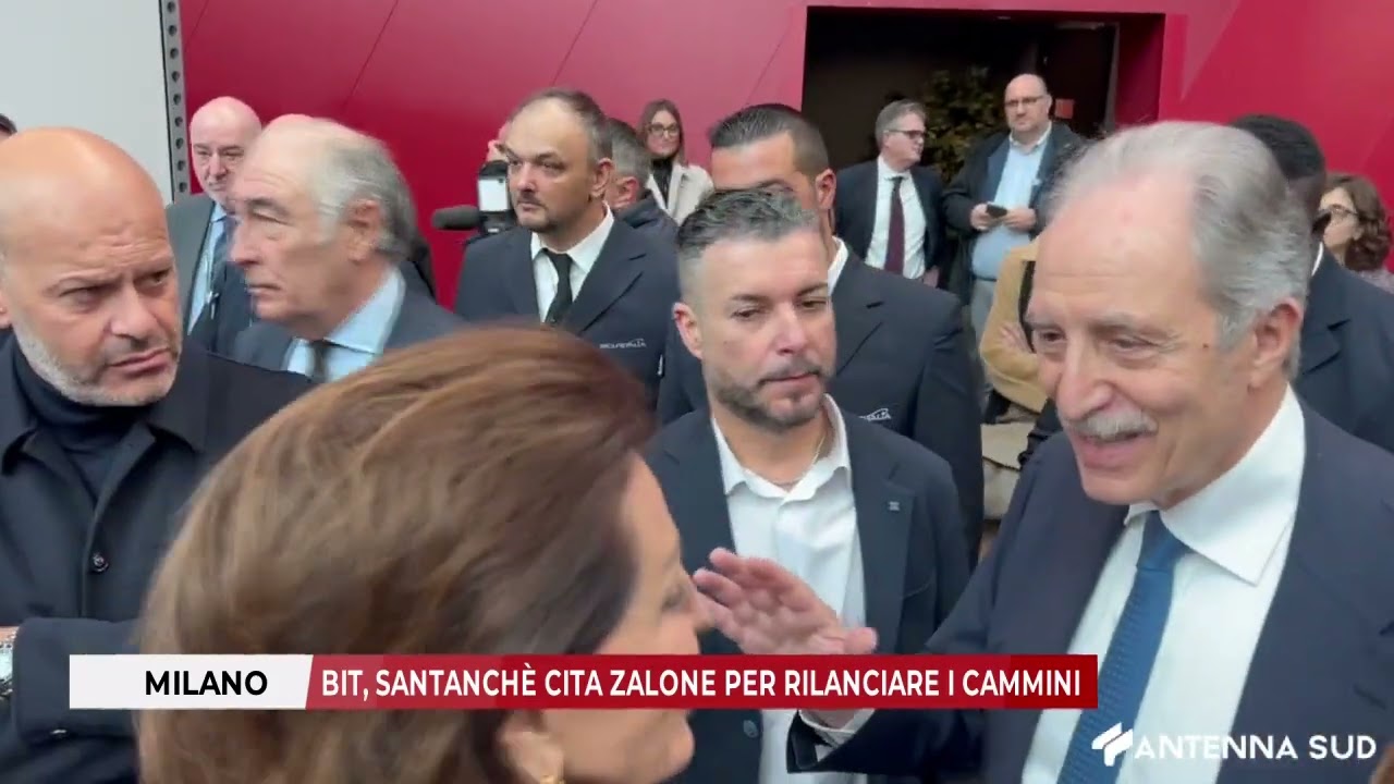 11 FEBBRAIO 2026 - MILANO: BIT, SANTANCHÈ CITA ZALONE PER RILANCIARE I CAMMINI