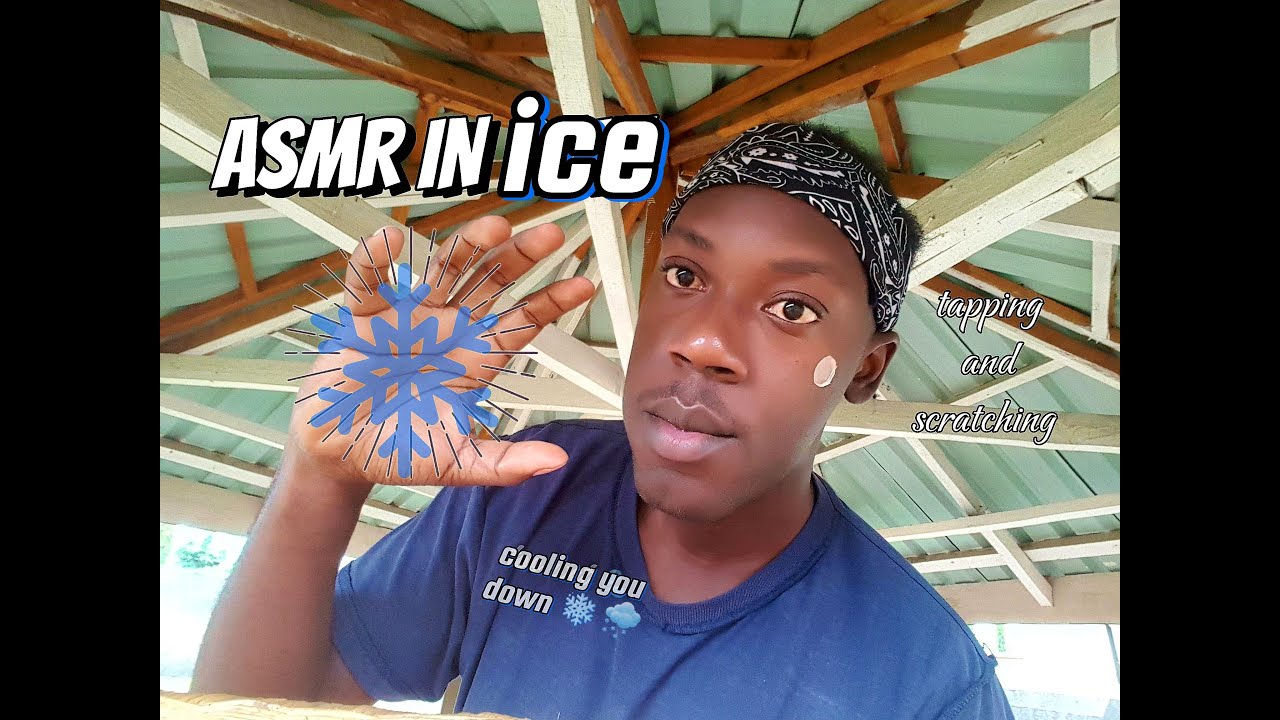 ASMR| Cooling You Down ❄️🌨️💙, Tapping and Scratching