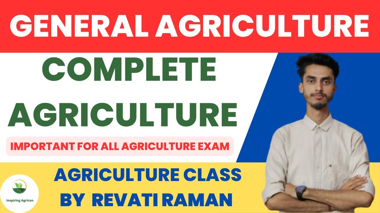 Complete Agriculture for YSP PGET, ICAR JRF Exam  / Inspiring Agricon