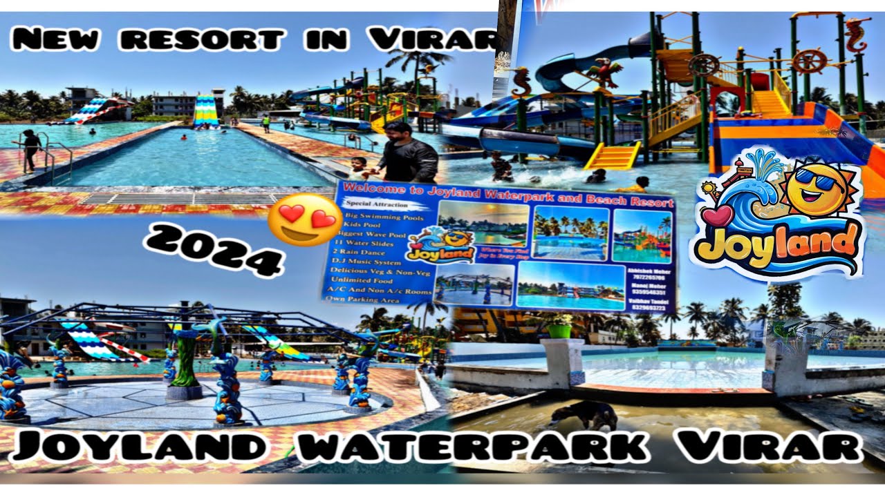 Joyland Waterpark Virar | Joyland resort in Virar 2024 | new resort in Virar open | full details