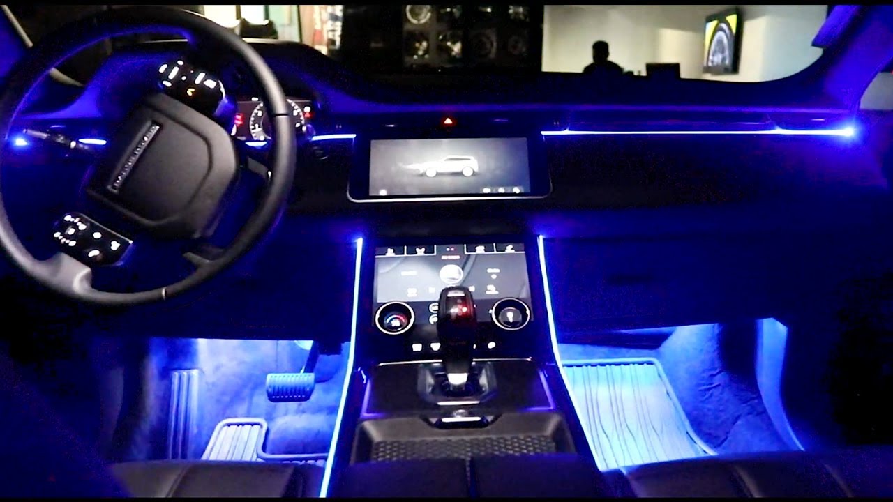CRAZY AMBIENT LIGHTING in this  RANGE ROVER EVOQUE 🔥