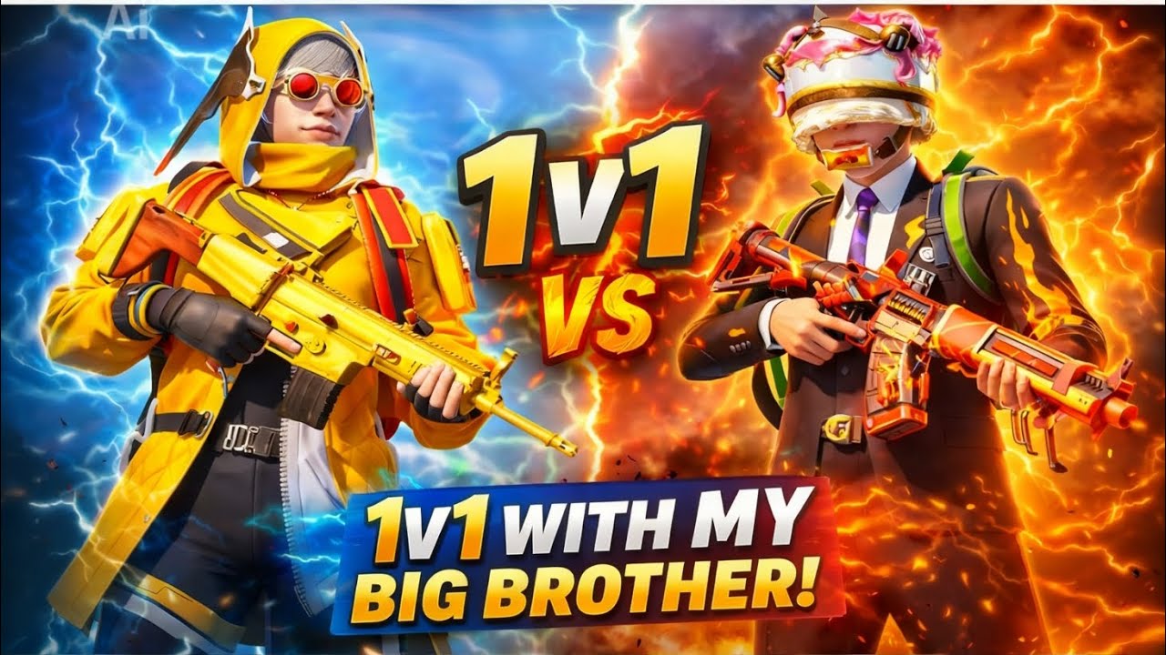 I Challenged My Big Brother to a 1v1🔥👑