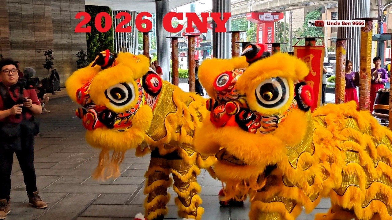 2026 CNY Acrobatic Lion Dance Performance #EQKualaLumpur #吉隆坡光藝龍獅體育會