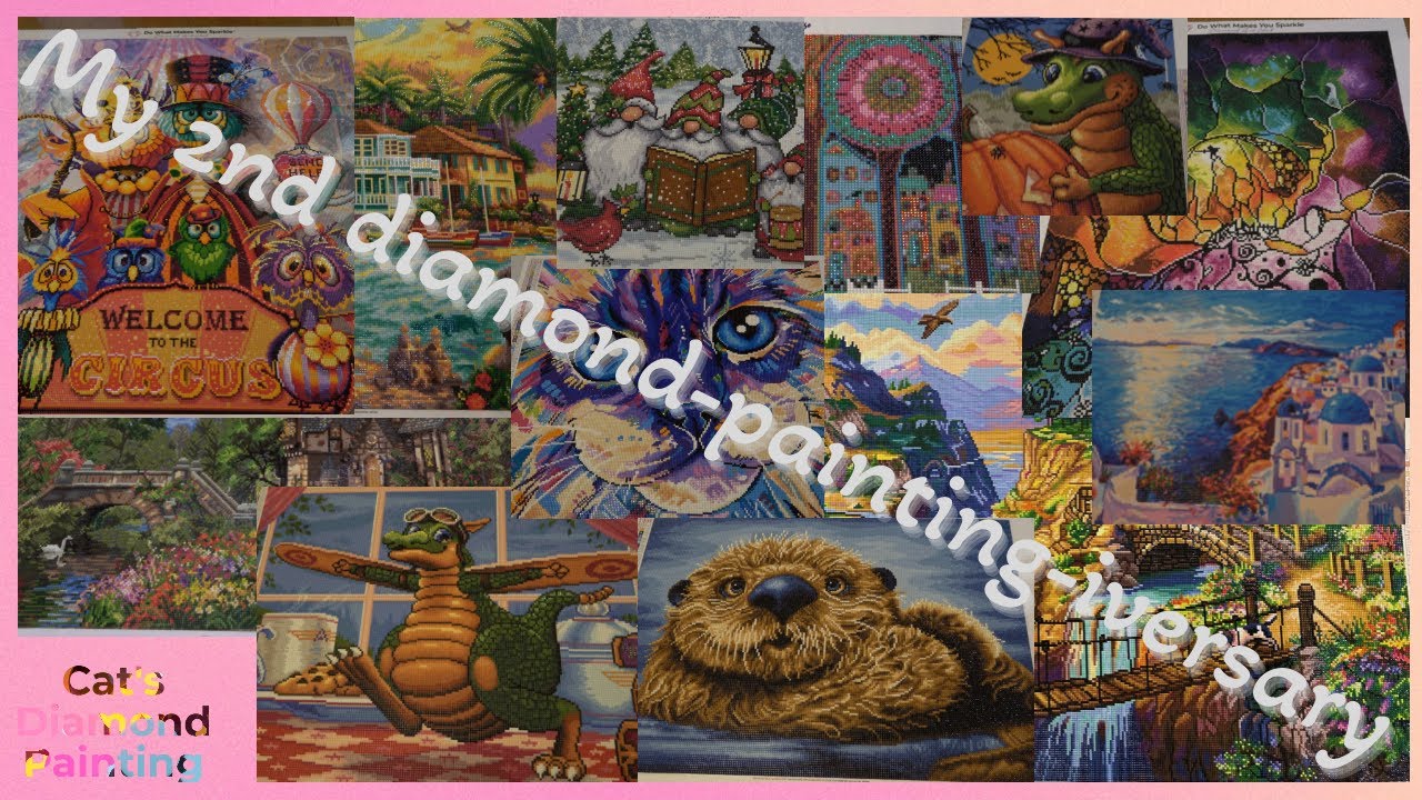 Diamond Painting Year in Review | My Second Year of Diamond Painting