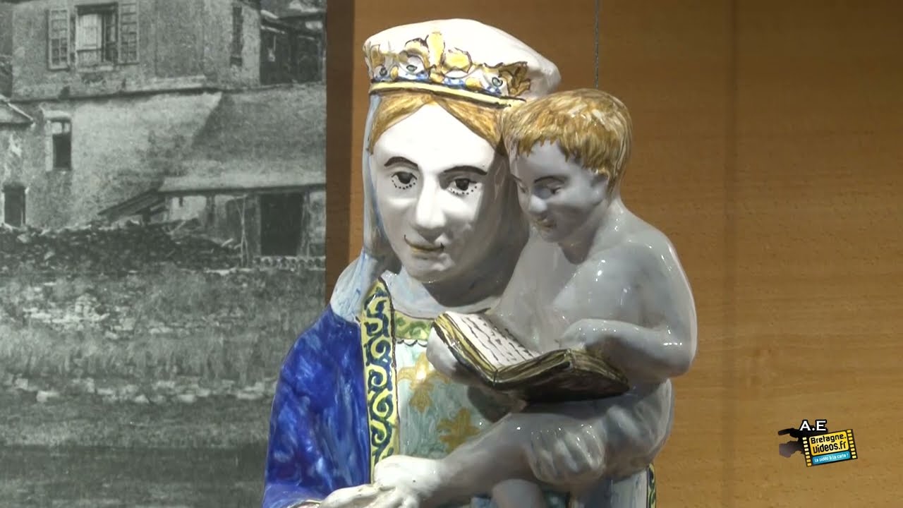 Faiences de Quimper. Historique avec période Bousquet.  Extrait du film de André Espern