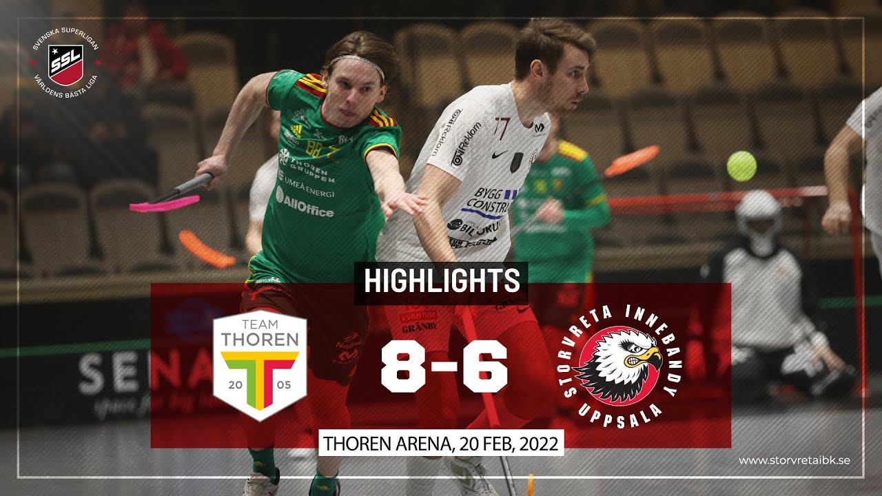 Highlights Team Thorengruppen SK vs Storvreta IBK 8-6