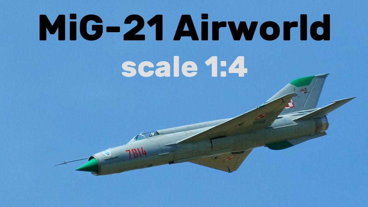 MiG-21 Airworld | 1:4 giant scale jet turbine RC model | 4K | Nesvacily 2023