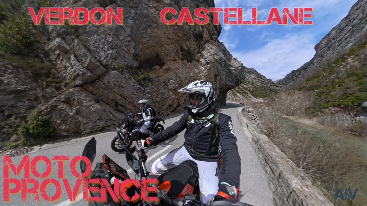 Motorrad Provence/Côte d'Azur, Castellane mit Route du Verdon und Lac de Castillon