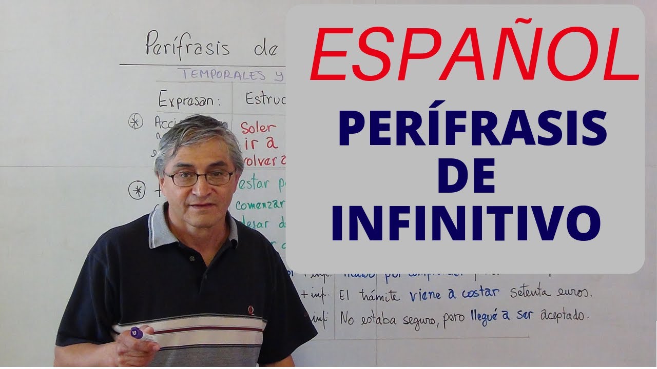 Perífrasis de infinitivo en español