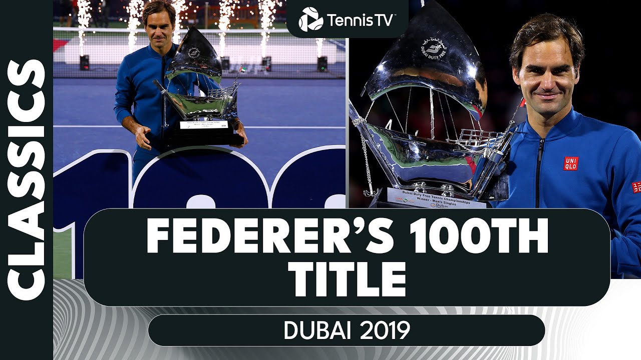 Roger Federer's 100th ATP Title 🤩 | Dubai 2019 Route To Title