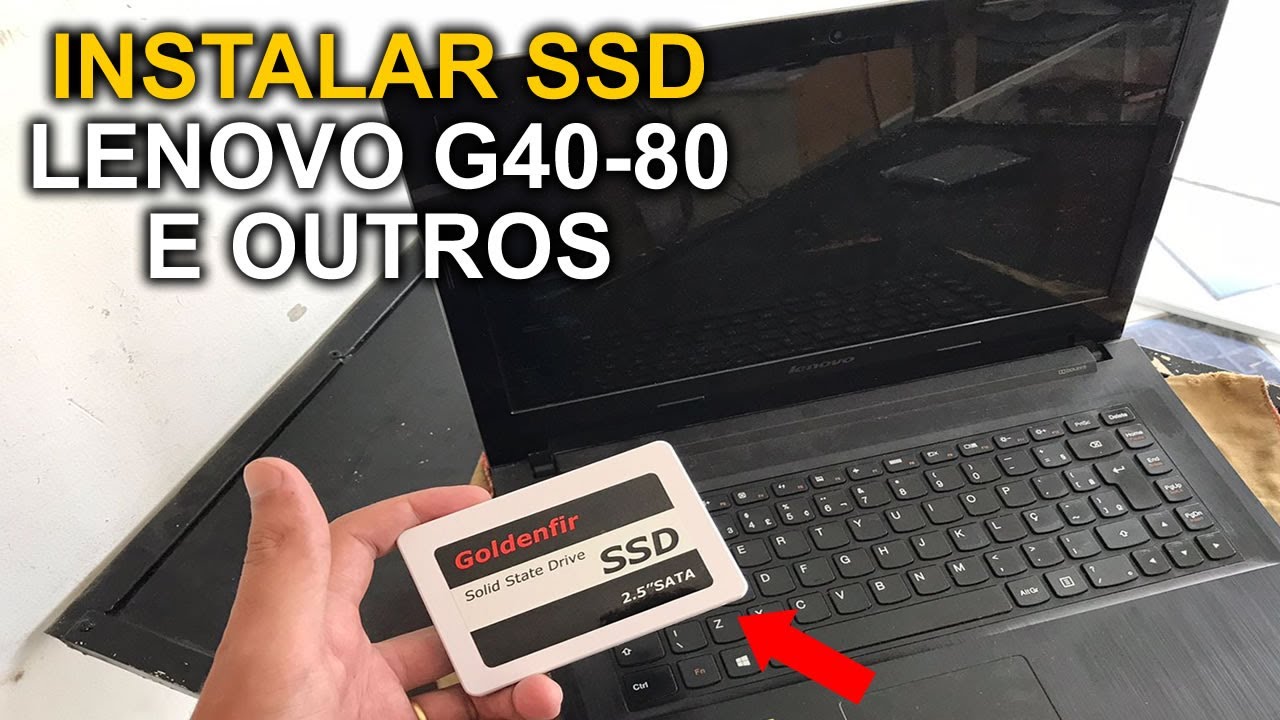 Como instalar SSD Lenovo G40 80