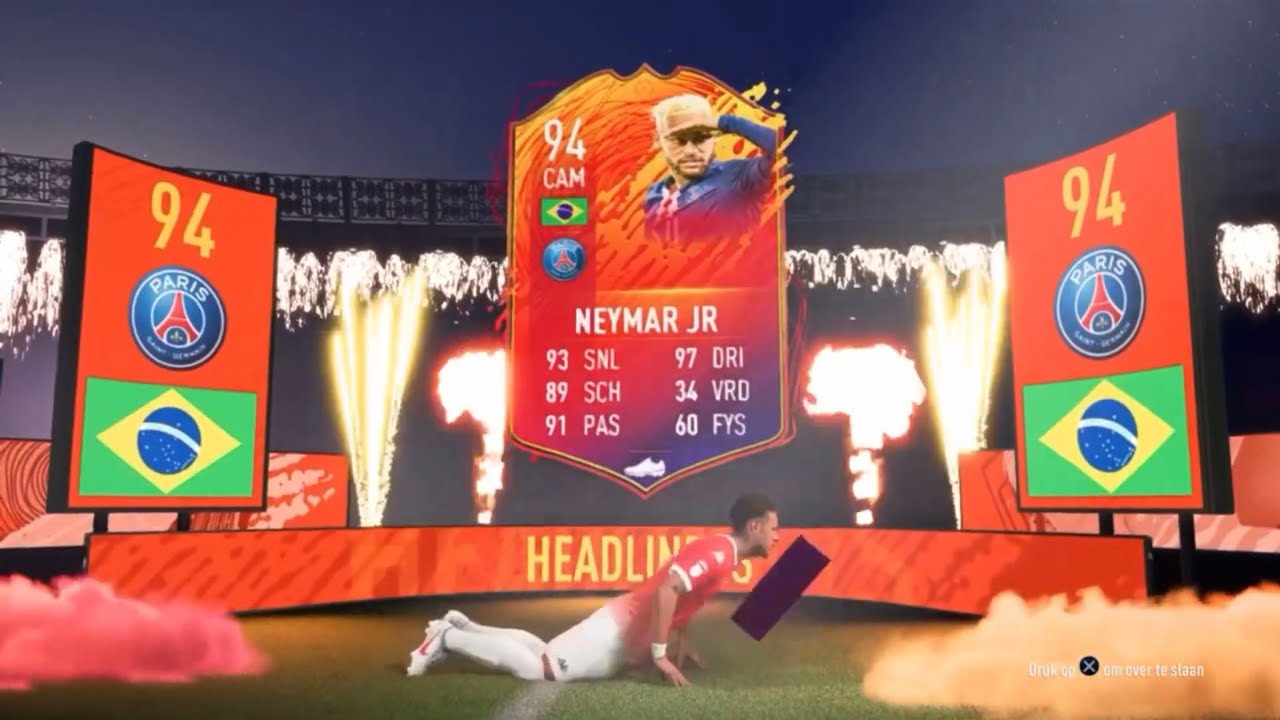 94 RATED HEADLINER NEYMAR IN A GOLD UPGRADE! - FIFA 20 ULTIMATE TEAM