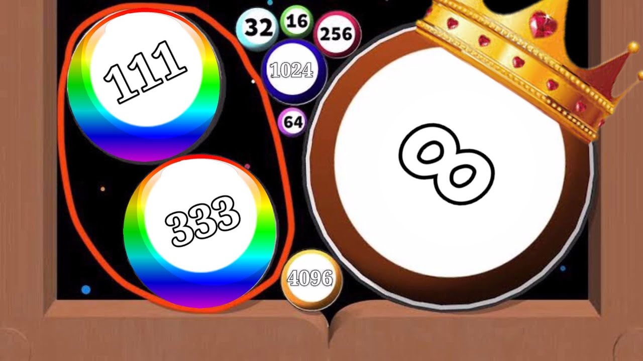SURROUND AND MERGE (jelly 2048) 🆚 help the spooky 2048 Balls Gameplay part #35