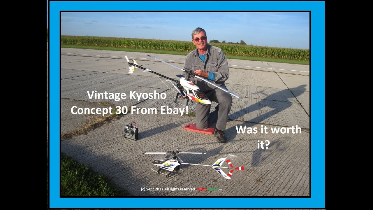 I got this Vintage Kyosho Sky Runner Nitro Helicopter from Ebay. Was it worth it?