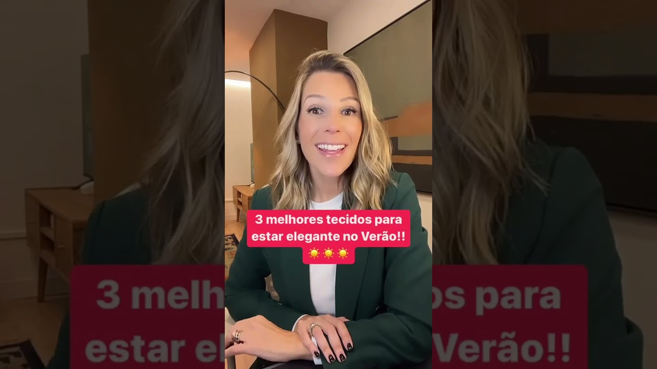 3 melhores tecidos para estar elegante no ver&atilde;o