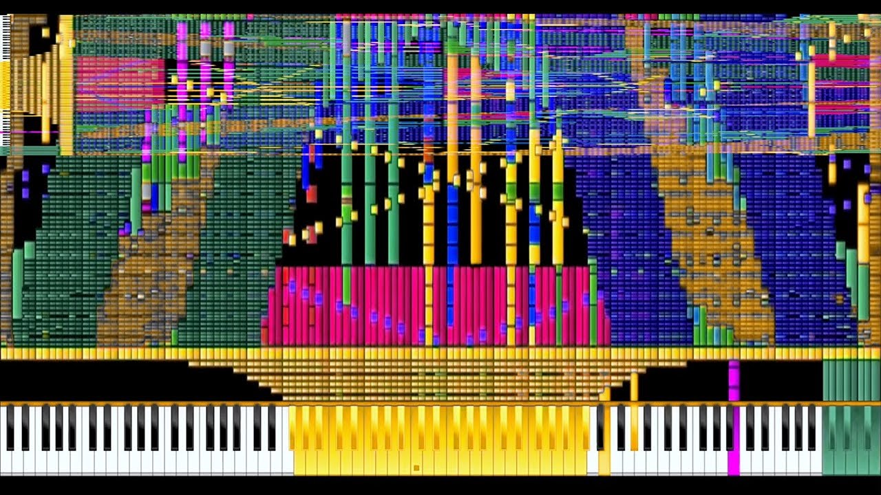 【Black MIDI】In the Hall of the Mountain King - Edvard Grieg | Impossible Piano Remix