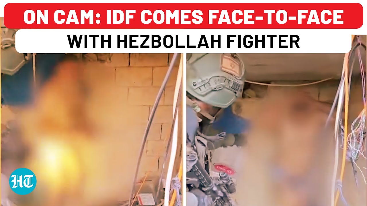 IDF Vs Hezbollah Fighter Chilling Confrontation On Camera; Militant Stripped Almost Naked | Lebanon