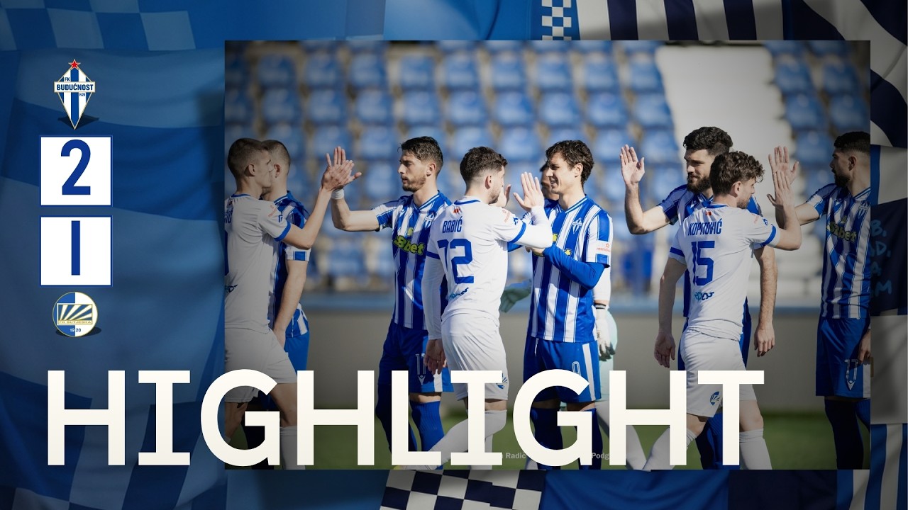 HIGHLIGHTS | Budućnost - Sutjeska 2:1 | 20. kolo 1. CFL I sezona 2025/26.