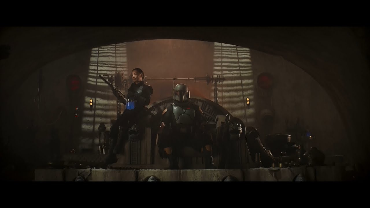 After Credit Scene on Season Finale of the Mandalorian - The Book of Boba Fett