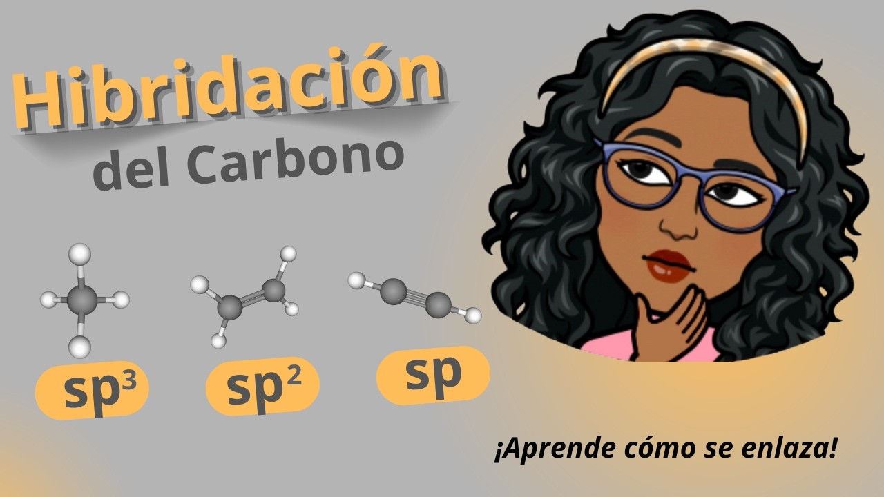 Hibridación del carbono sp sp2 sp3