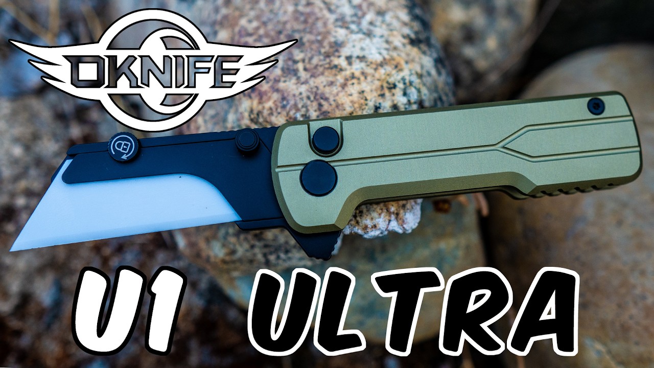 The U1 Ultra from OKNIFE - Why yes, that blade is made of...