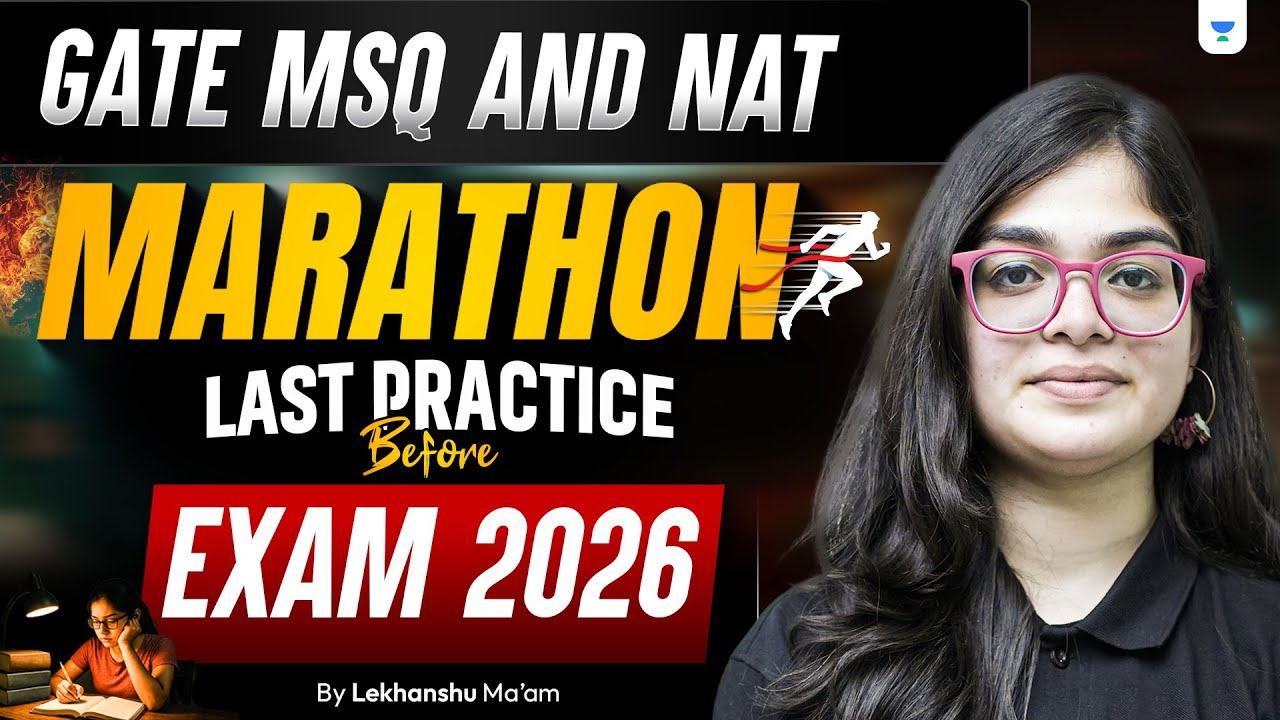 GATE MSQ AND NAT MARATHON | Last Practice before Exam | GATE 2026 Chemistry | Lekhanshu Singh