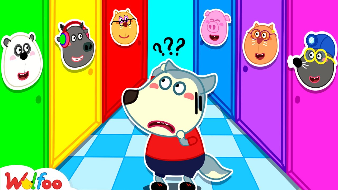 Wolfoo Can't Find The Restroom? 100 MYSTERY DOOR | Rules of Conduct for Kids | Wolfoo Family