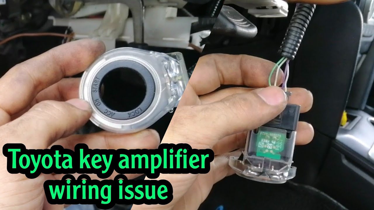 Toyota camry 2017 transponder key Amplifier wiring problem (Fix)