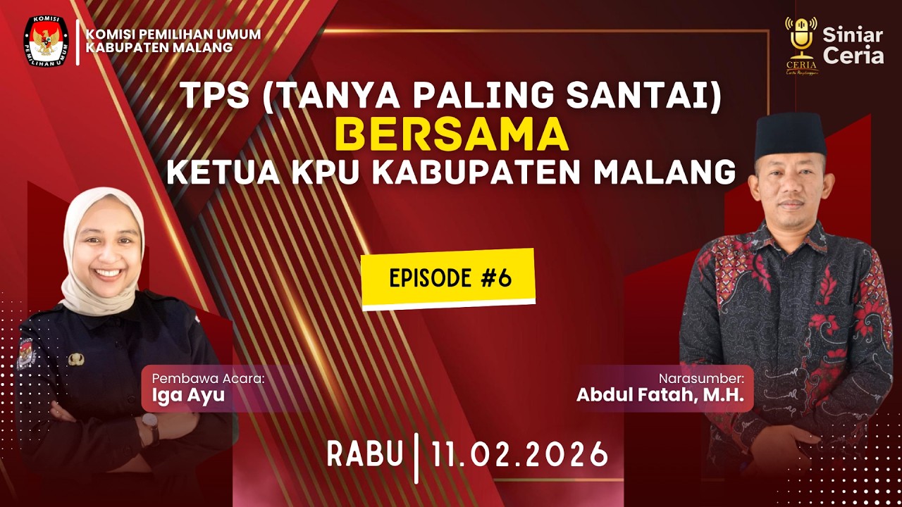 Siniar Ceria Episode 6 : TPS (Tanya Paling Santai)