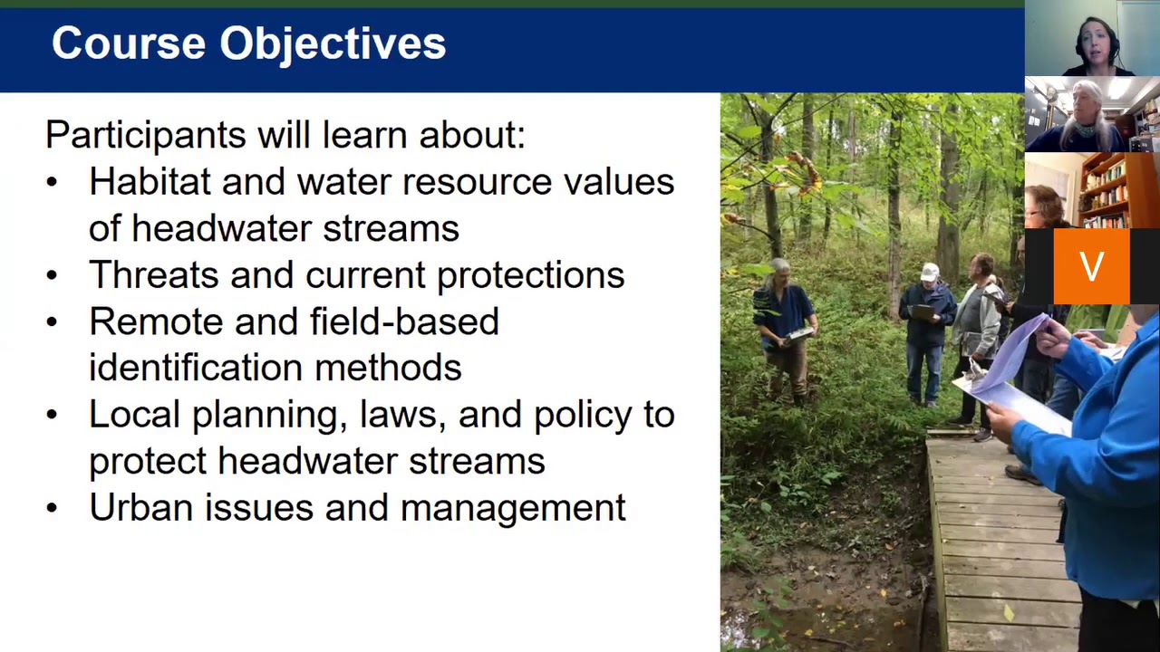 Headwater Stream Conservation Webinar Series - Day 1