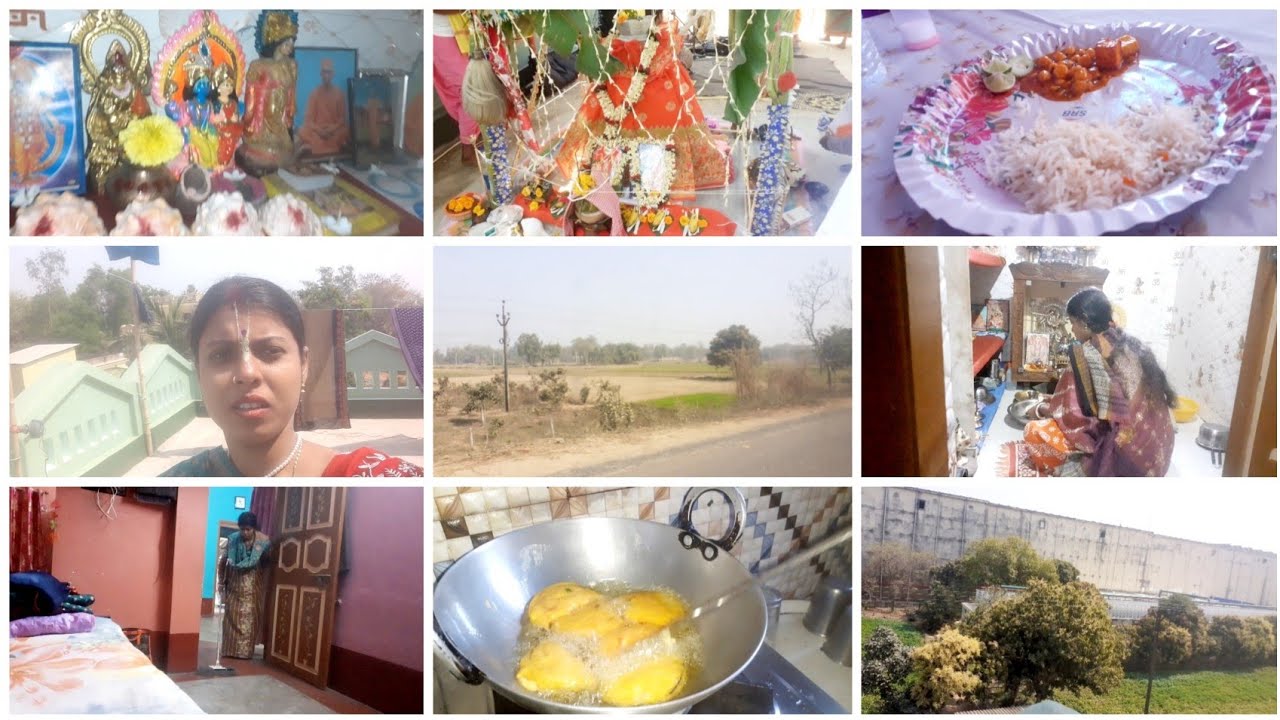 ভোর 5:15 উঠে বৃহস্পতিবারের পূজো+রান্না +বাসিকাজ সেরে গেলাম ননদের বাড়ির অনুষ্ঠানে।