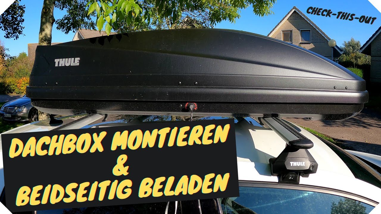 Dachbox montieren und beidseitig beladen