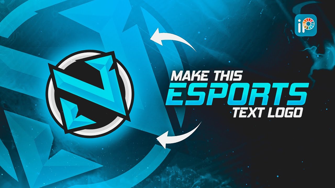 How To Make Esports Text Logo On Android- Ibis Paint X Tutorial l Part-1