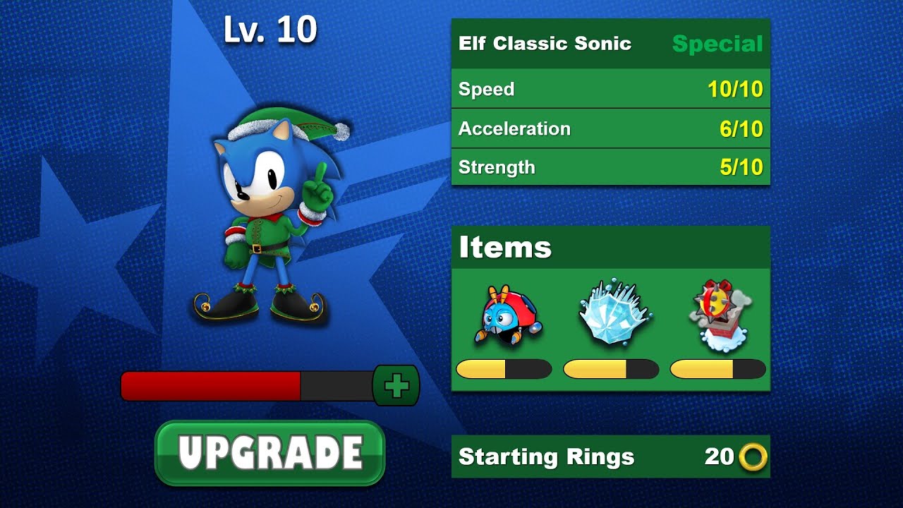 Sonic Forces Speed Battle - Elf Classic Sonic Gameplay (Level 10)