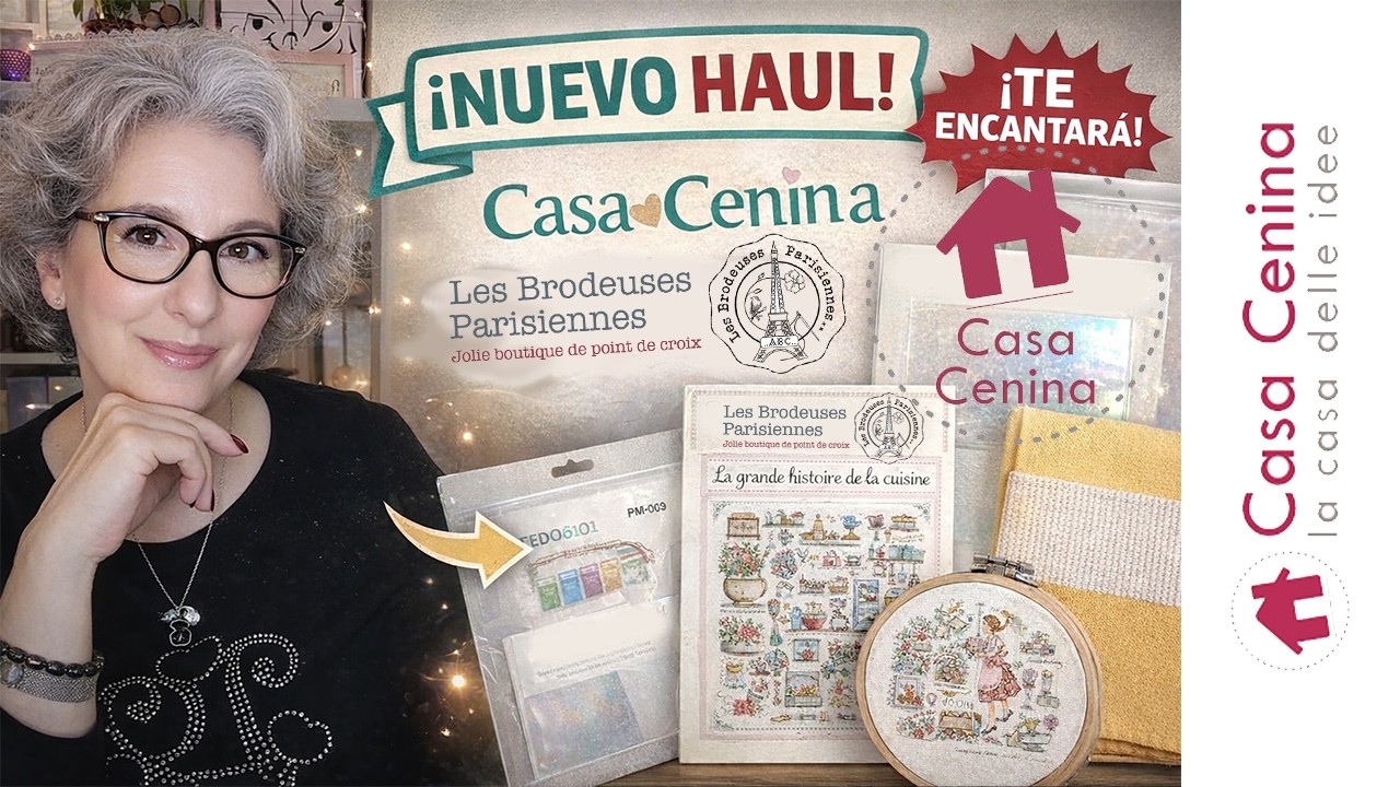 🧵🪡🩷✨ Novedades de Casa Cenina | Les Brodeuses Parisiennes y más tesoros de punto de cruz 🩷🪡🧵