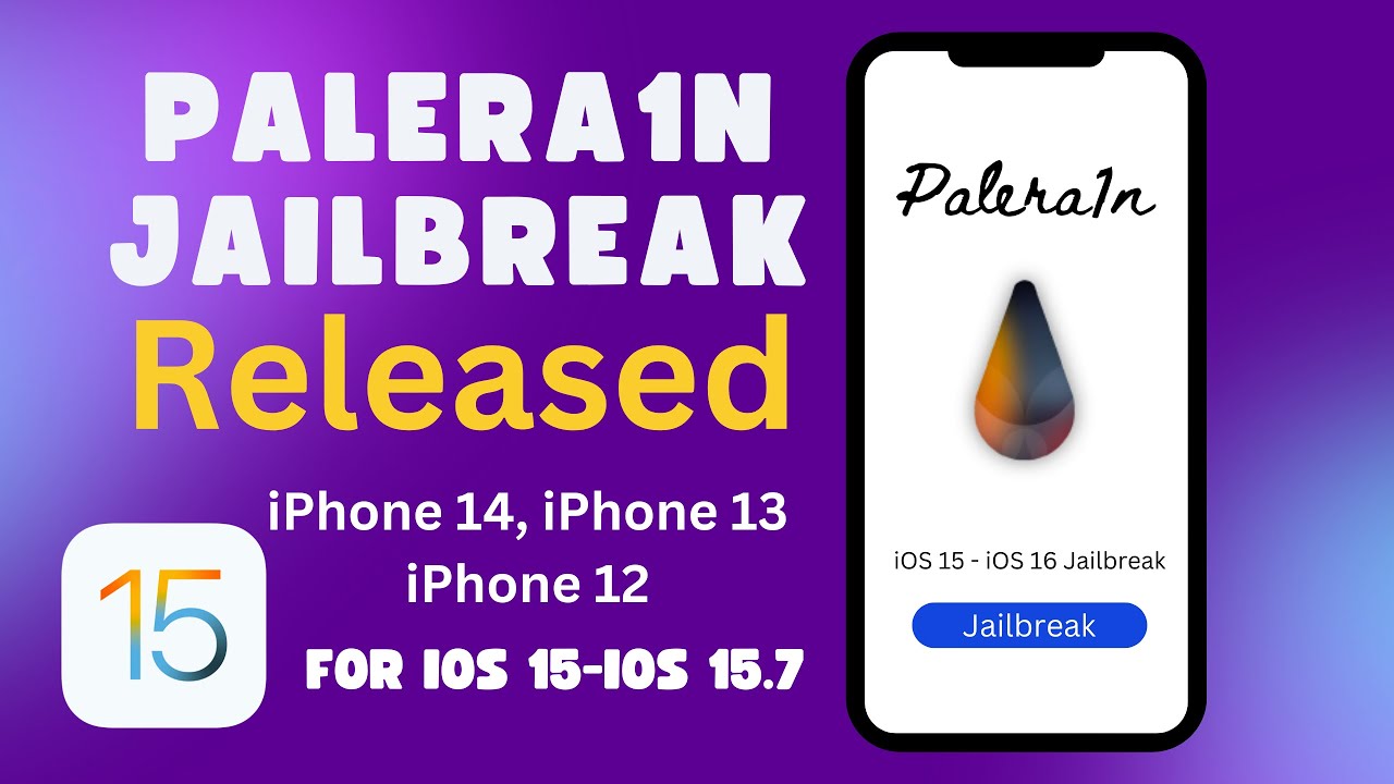 Palera1n Jailbreak Released: Demonstrations iOS 15.0 -iOS 15.7 iPhone 11, 12, iPhone13 & iPhone 14.