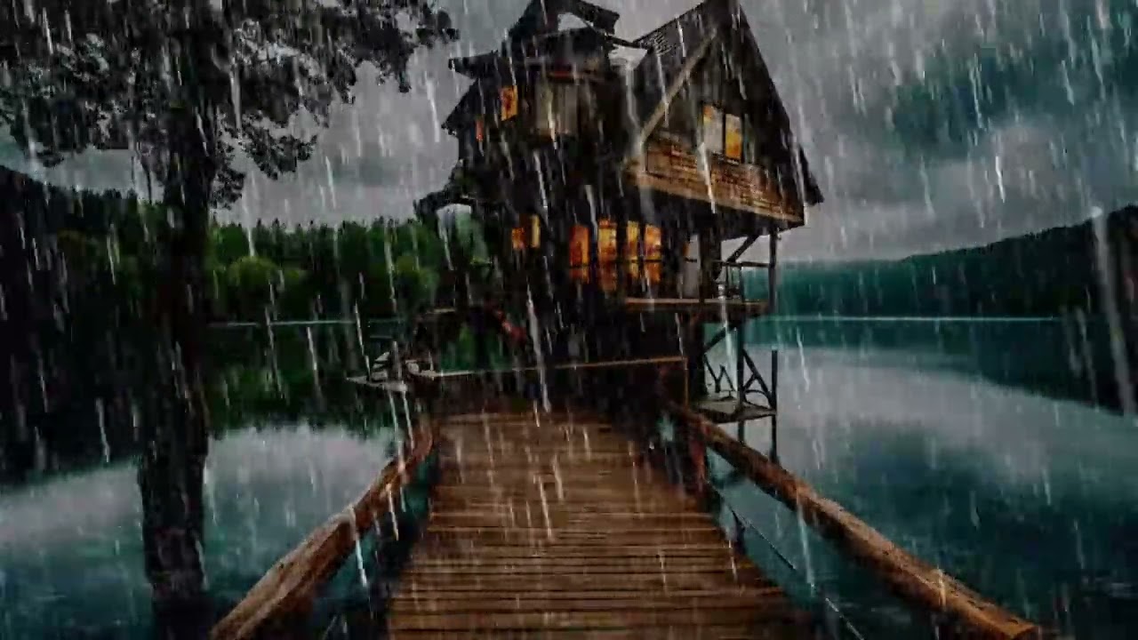 Calm Your Mind & Sleep with Relaxing Rain Sounds + Piano Music Ambience