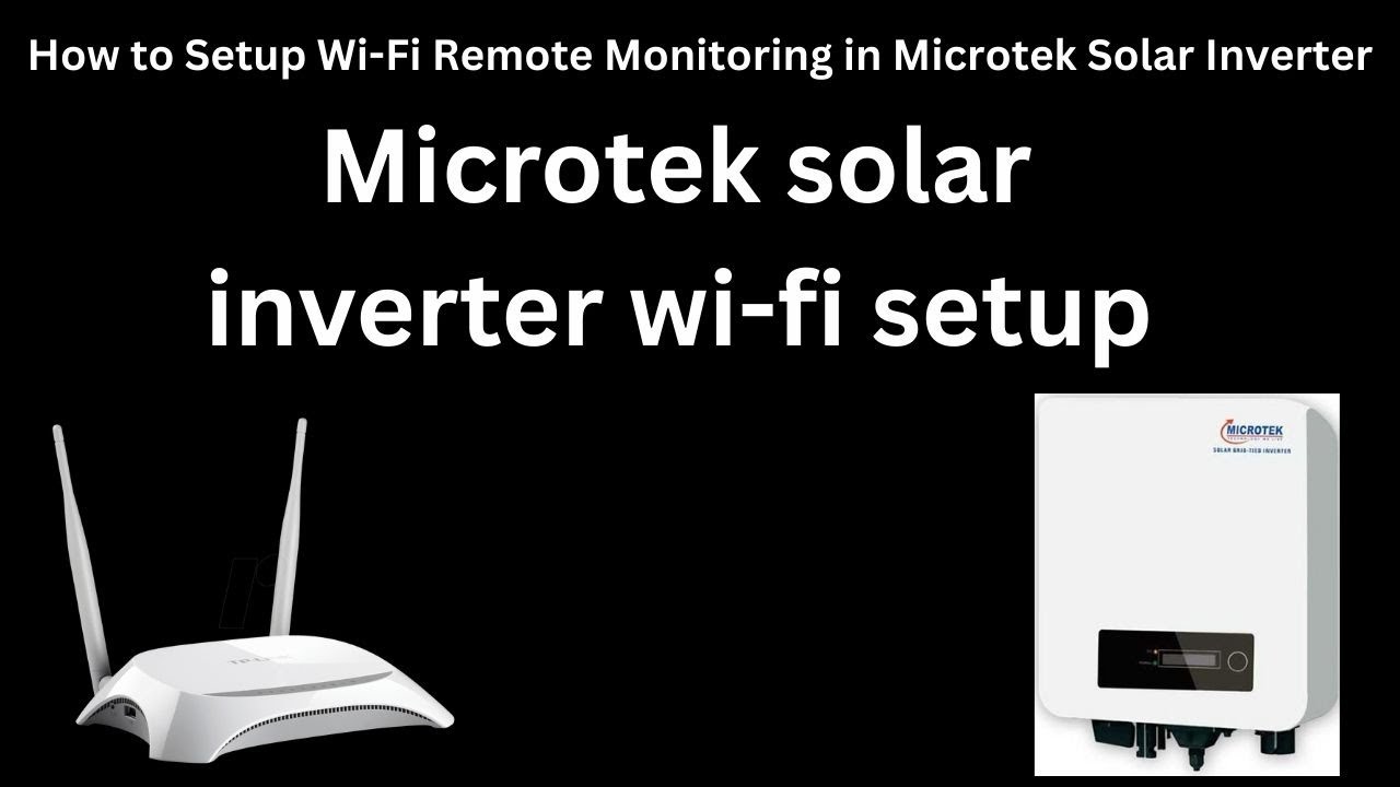 microtec solar inverter wifi setup | microtek on grid solar inverter wifi setup