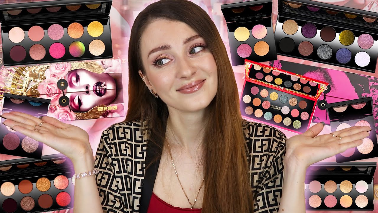 РЕЙТИНГ ПАЛЕТОК ТЕНЕЙ PAT MCGRATH | Вся моя коллекция теней Пэт Макграт | Свотчи