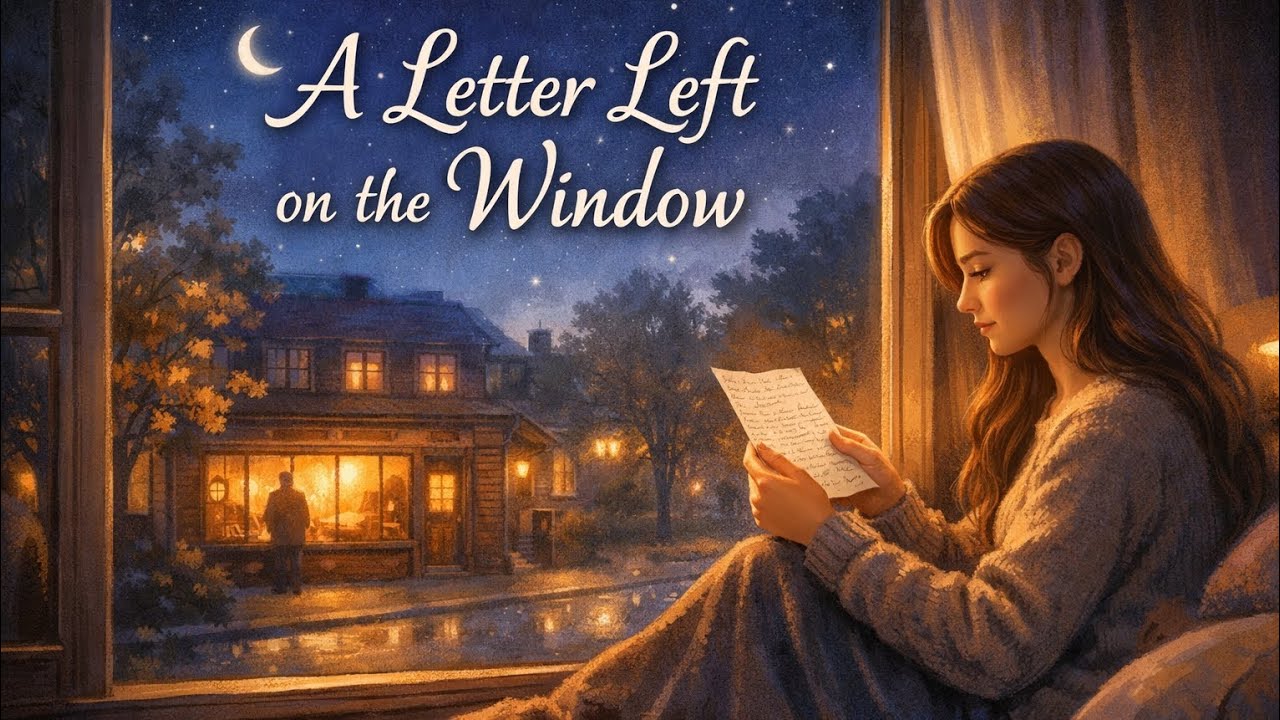 English Bedtime Story 🌌 | A Letter Left on the Window #learnenglish #relaxing #english 