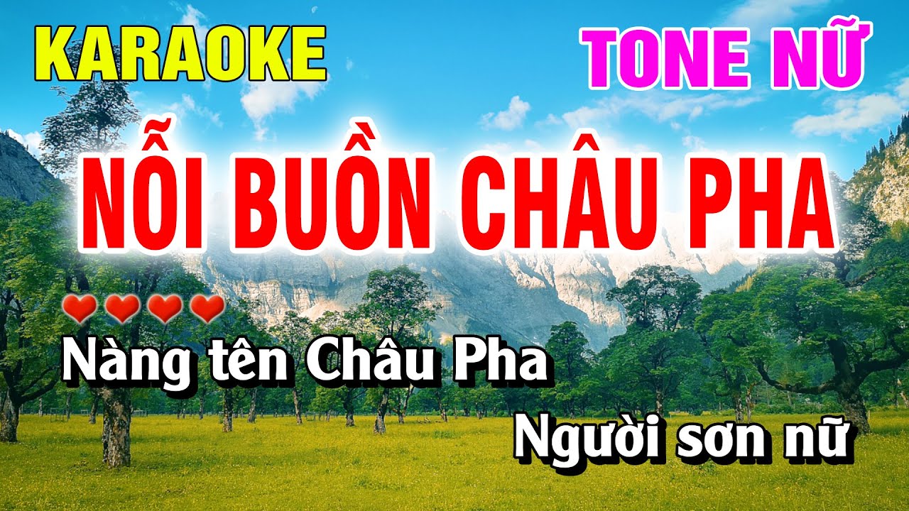 Karaoke Nỗi Buồn Châu Pha Tone Nữ Nhạc Sống Beat Hay | Nguyễn Linh