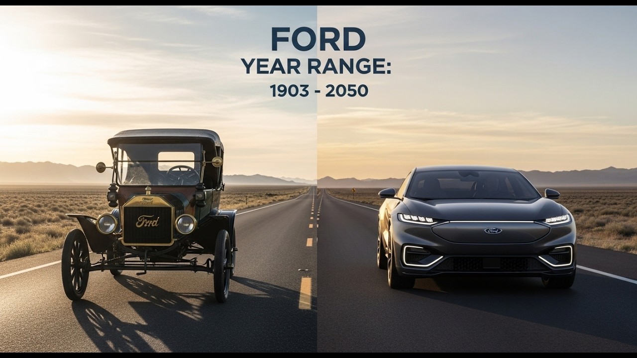 Ford Car Evolution 1903&ndash;2050 &ndash; Classic to Future Cars