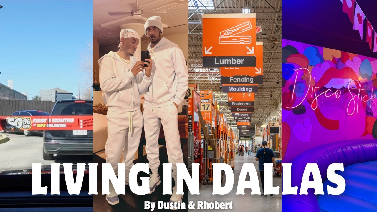 LIVING IN DALLAS | A WEEK OF WARM WEATHER, SO WE OUTSIDE! EP2